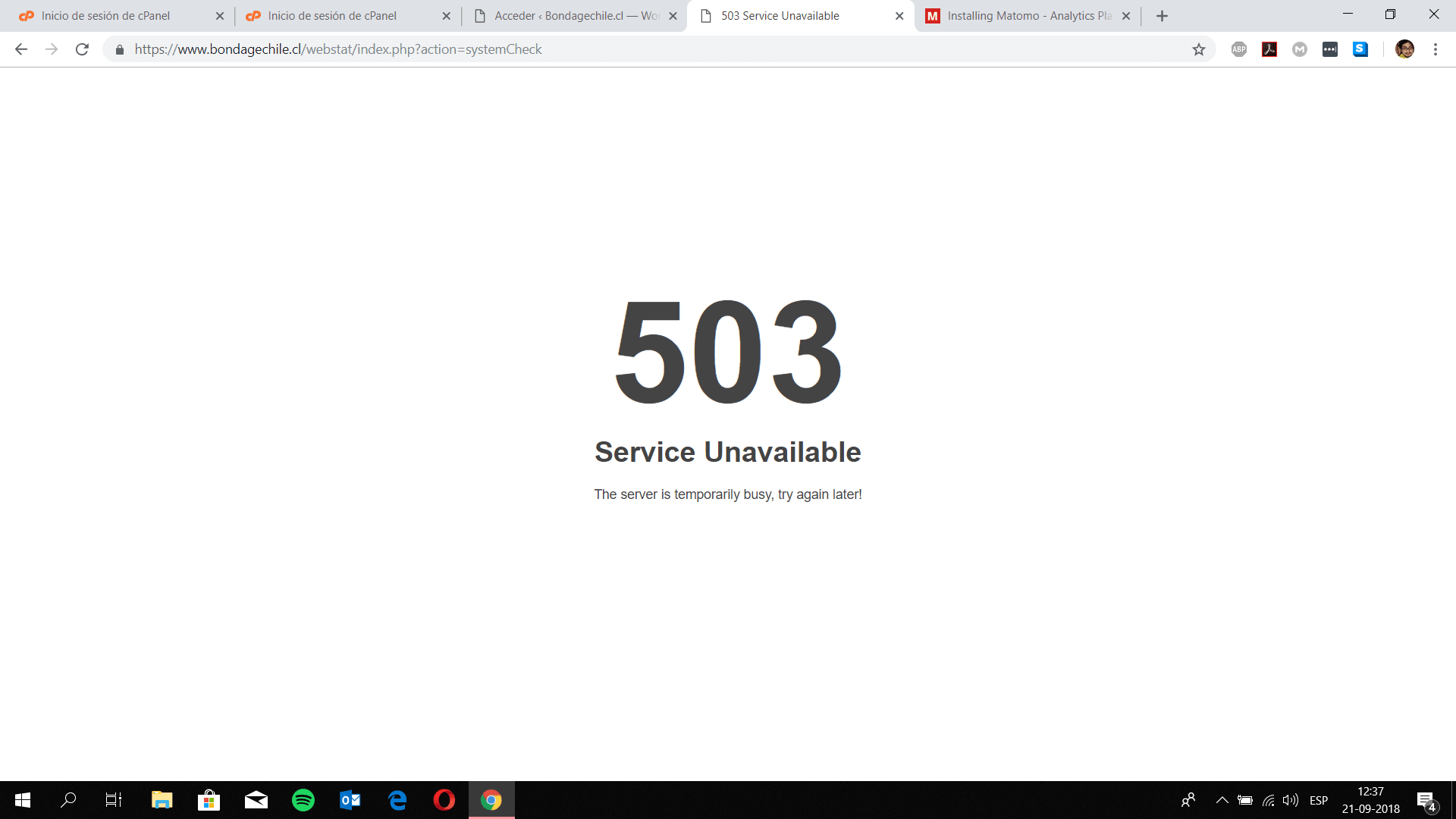 Tips Mengatasi Error 503