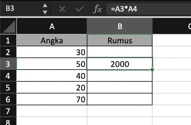 rumus perkalian