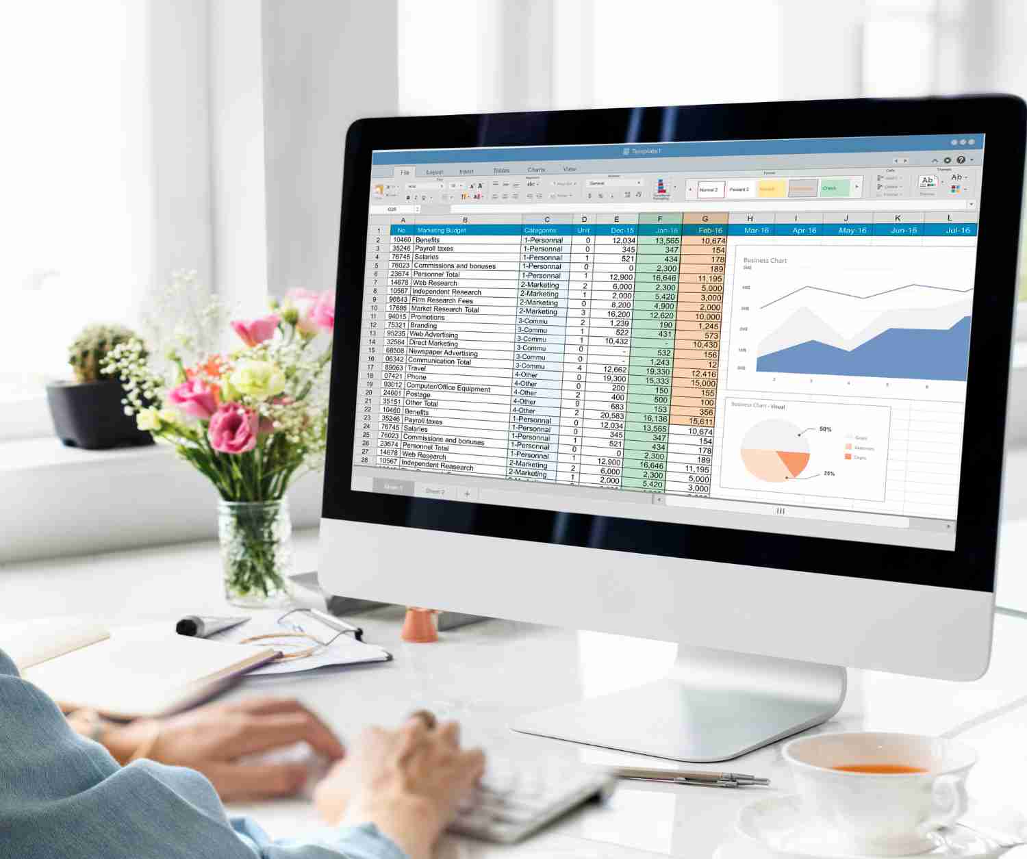 diagram di excel
