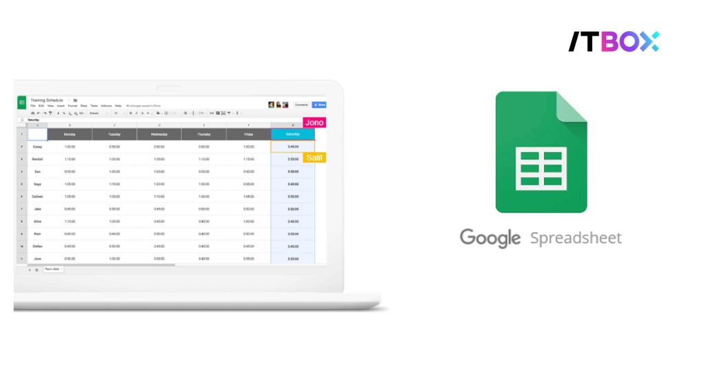 cara menggunakan spreadsheet excel online