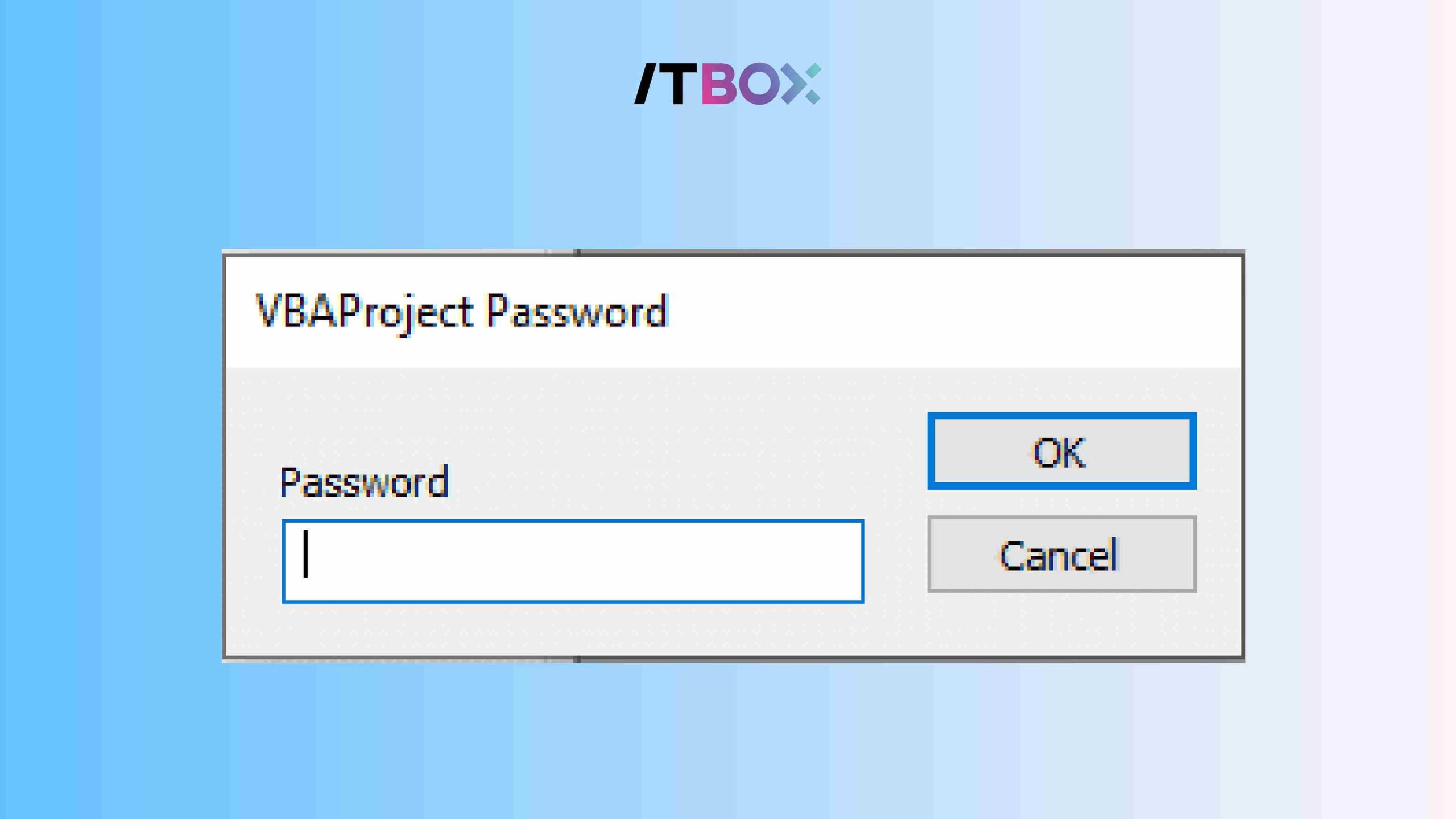 membuka password vba excel