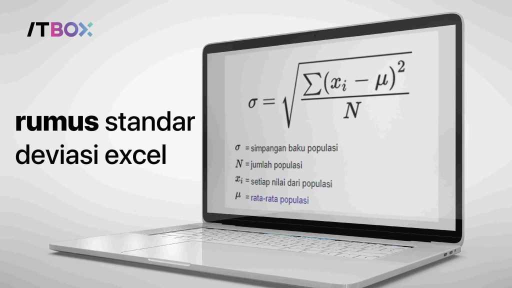 menghitung standar deviasi di excel